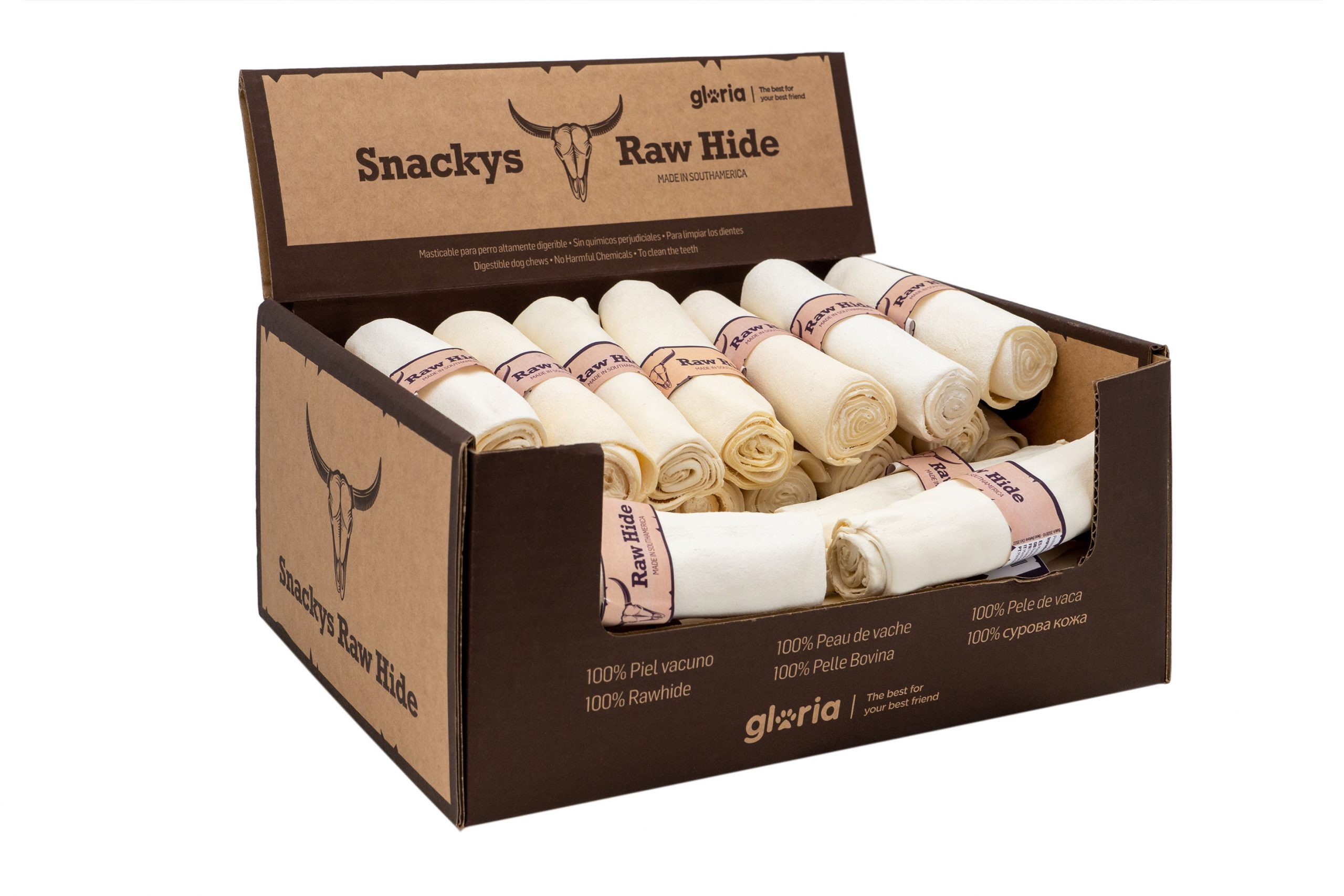 Snackys Rawhide Masticable Rollo Piel 1 unidad