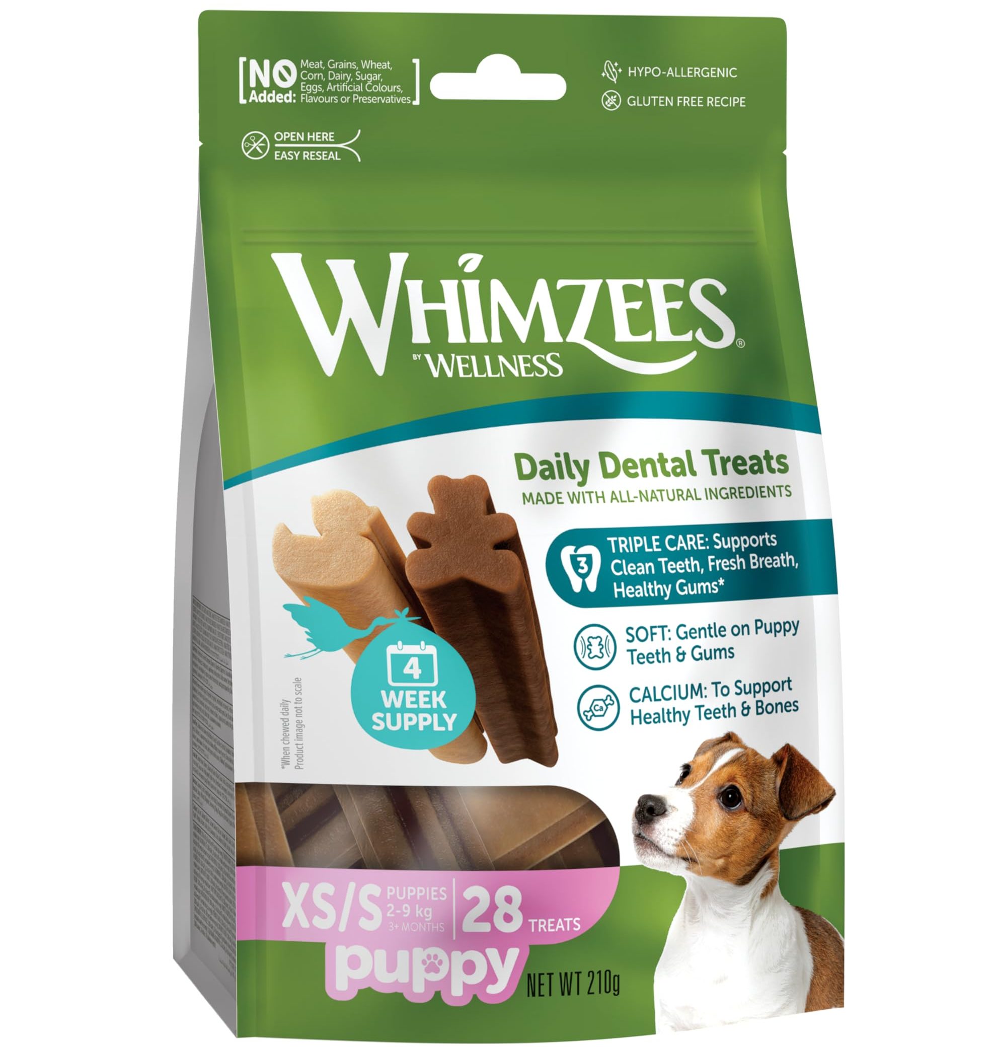 Whimzees - Cachorros XS/S (28 barritas)