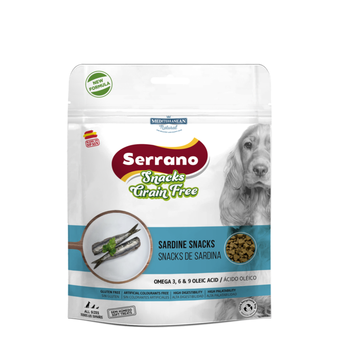 Serrano Grain Free - Snacks de Sardina 150gr