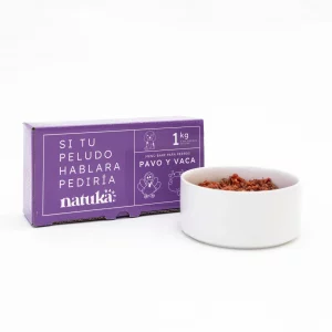 Natuka - Menú BARF de Pavo y Vaca