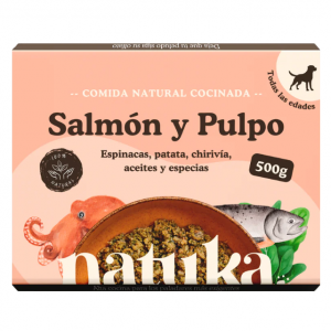 Natuka - Menú Cocinado de Salmón y Pulpo