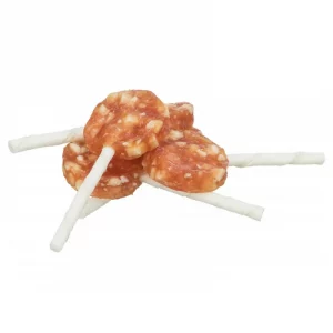 Snack Bar Trixie - Piruleta de Pollo y Queso 10cm