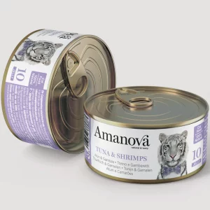 Lata Amanova - Atún y Gambas (Gelatina) 70gr