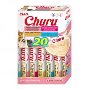 Pack 20uds Churu para Gato - Marisco Variados