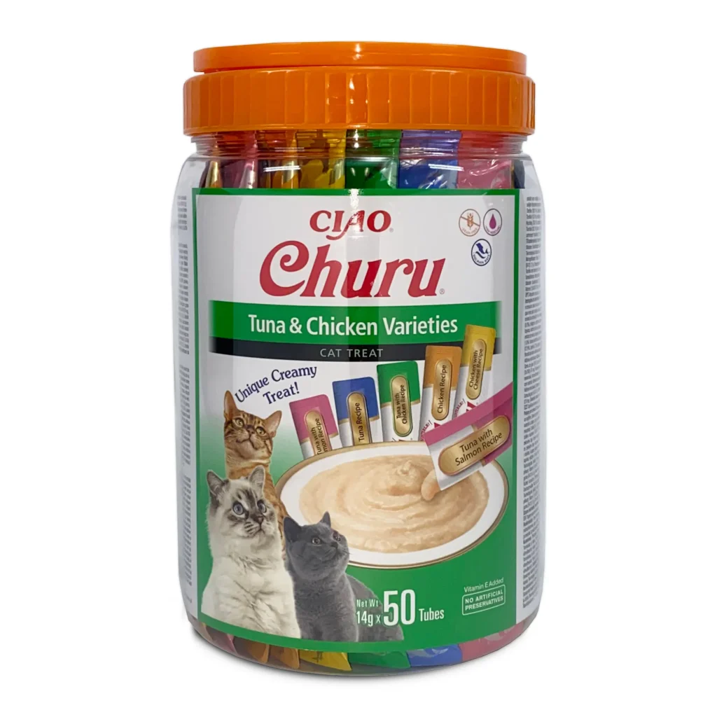 Pack 50uds Churu para Gato - Atún y Pollo Variados