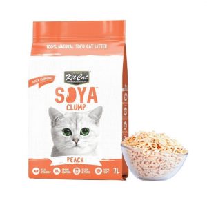 Kit Cat Soya Clump 7L - Melocotón