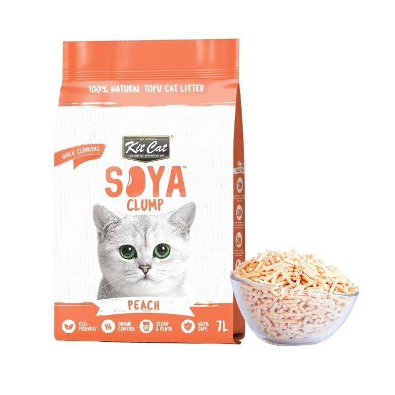 Kit Cat Soya Clump 7L - Melocotón