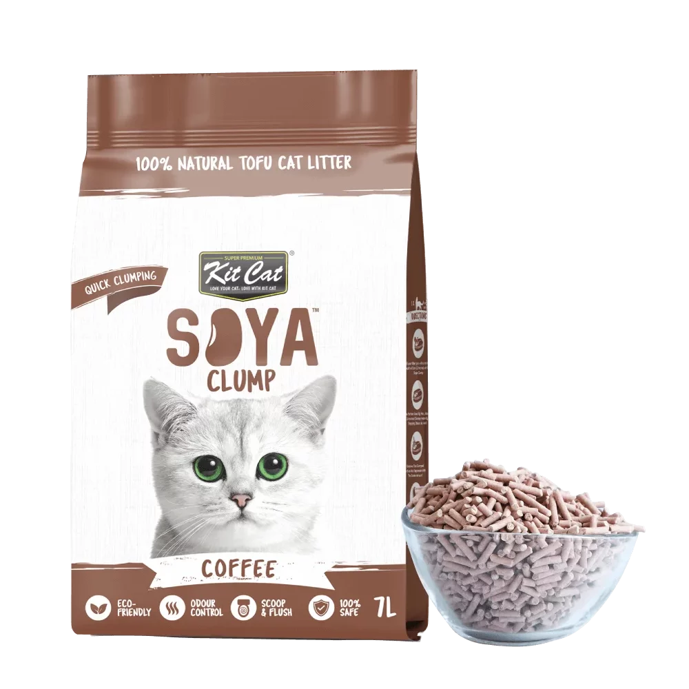 Kit Cat Soya Clump 7L - Café